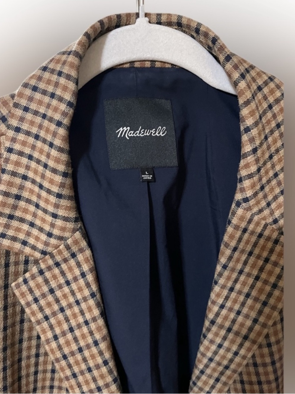 Madewell Caldwell Blazer - Size L - Picture 3 of 4